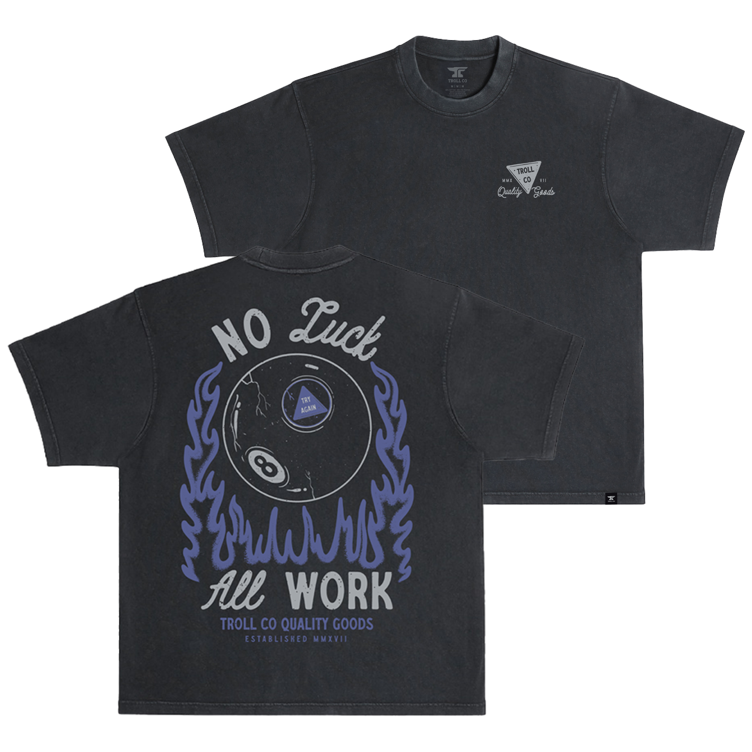 Men's No Magic Heavyweight Pigment Dye T-Shirt - Color: Black