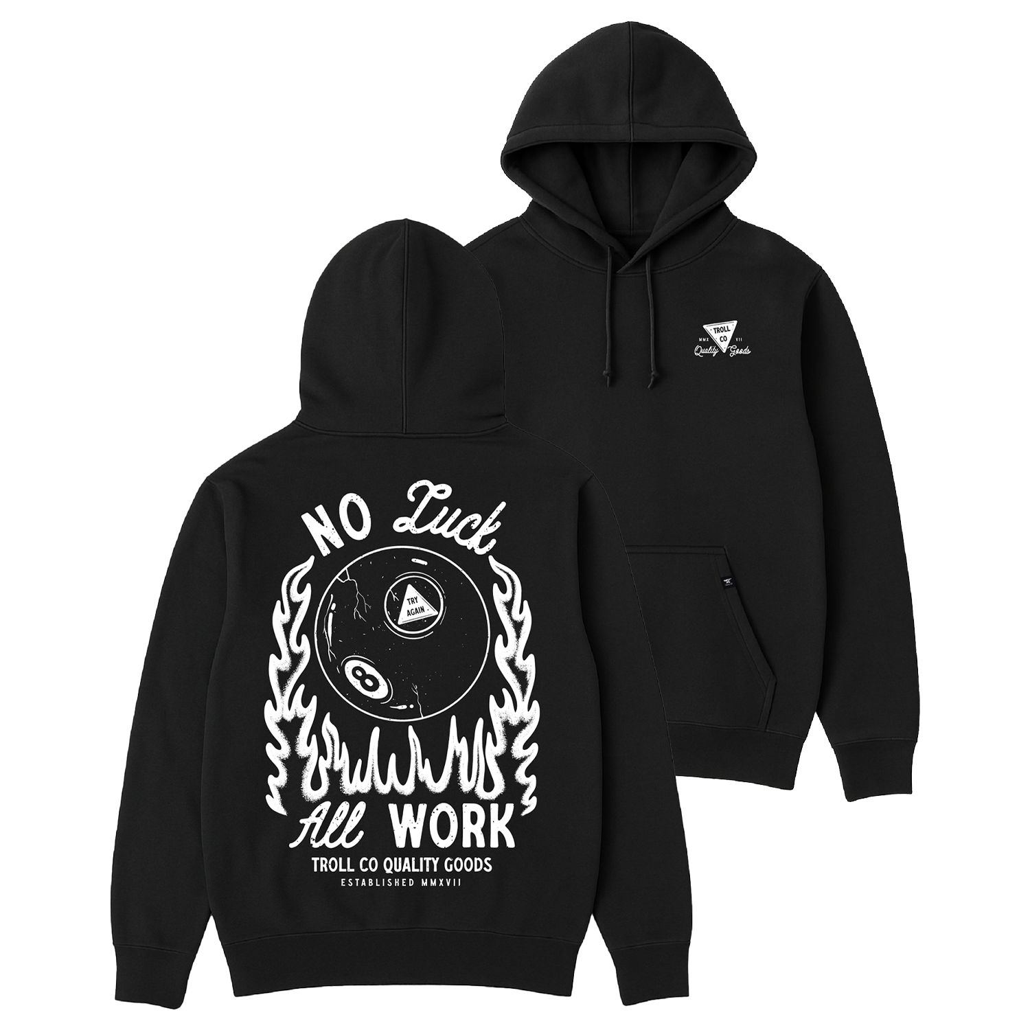 Men's No Magic Hoodie - Color: Black