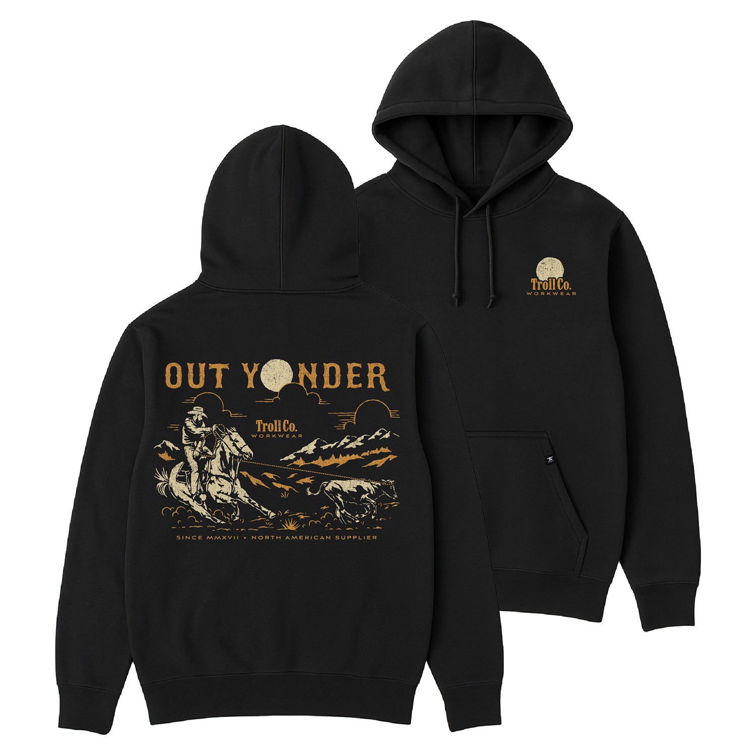 Men's Out Yonder Hoodie | Color: Black