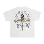 Men's Shower Beers Heavyweight Pigment Dye T-Shirt | Color: White