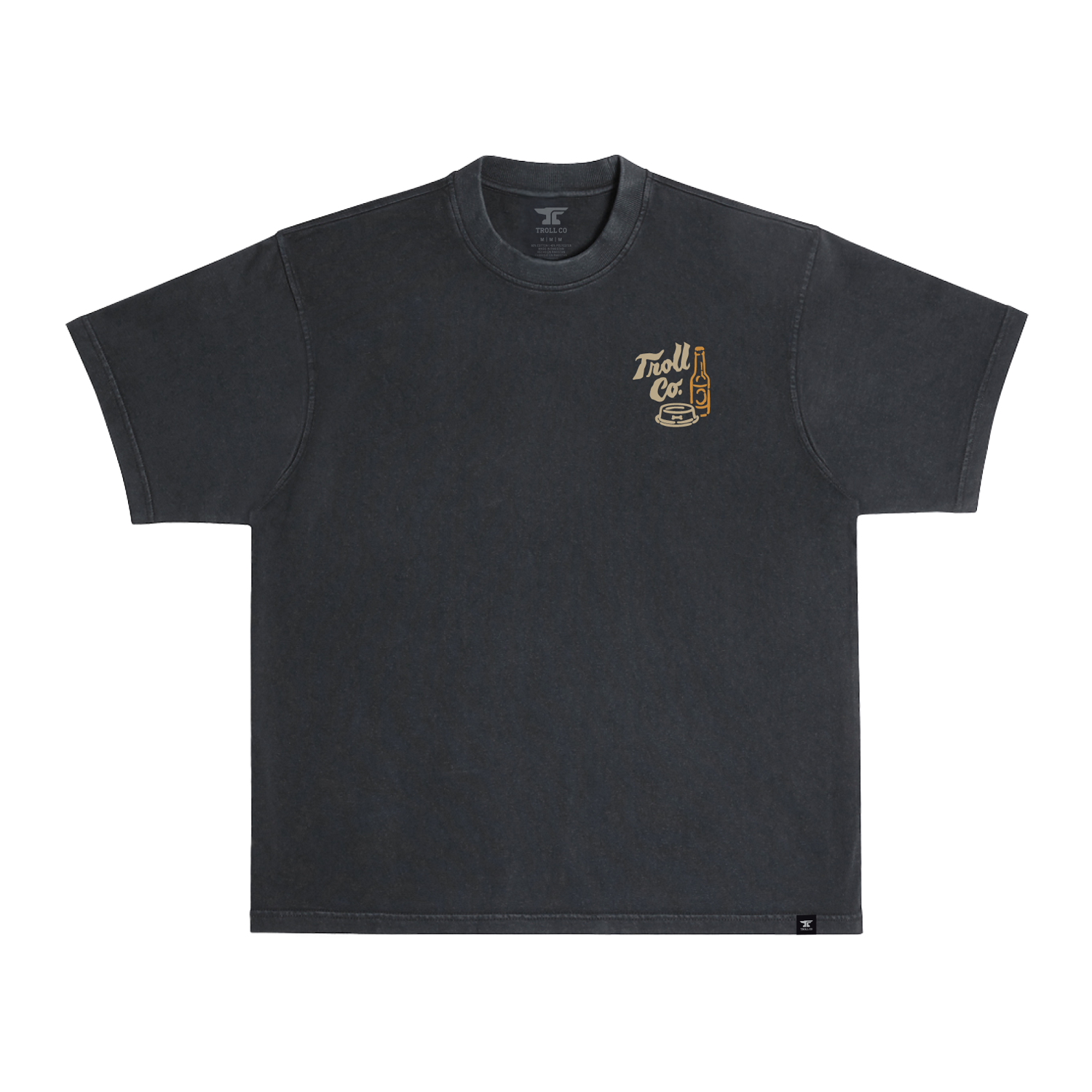 Men's Buds N Brews Heavyweight Pigment Dye T-Shirt | Color: Black