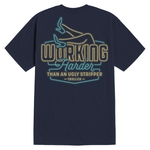 Men's WHUS Neon T-Shirt - Color: Navy