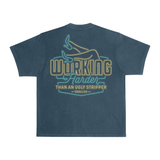 Men's WHUS Neon Heavyweight Pigment Dye T-Shirt - Color: Midnight Navy