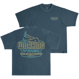 Men's WHUS Neon Heavyweight Pigment Dye T-Shirt - Color: Midnight Navy