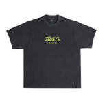 Men's WHUS Glow Heavyweight Pigment Dye T-Shirt - Color: Black