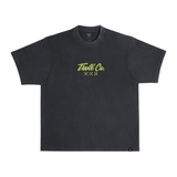 Men's WHUS Glow Heavyweight Pigment Dye T-Shirt - Color: Black