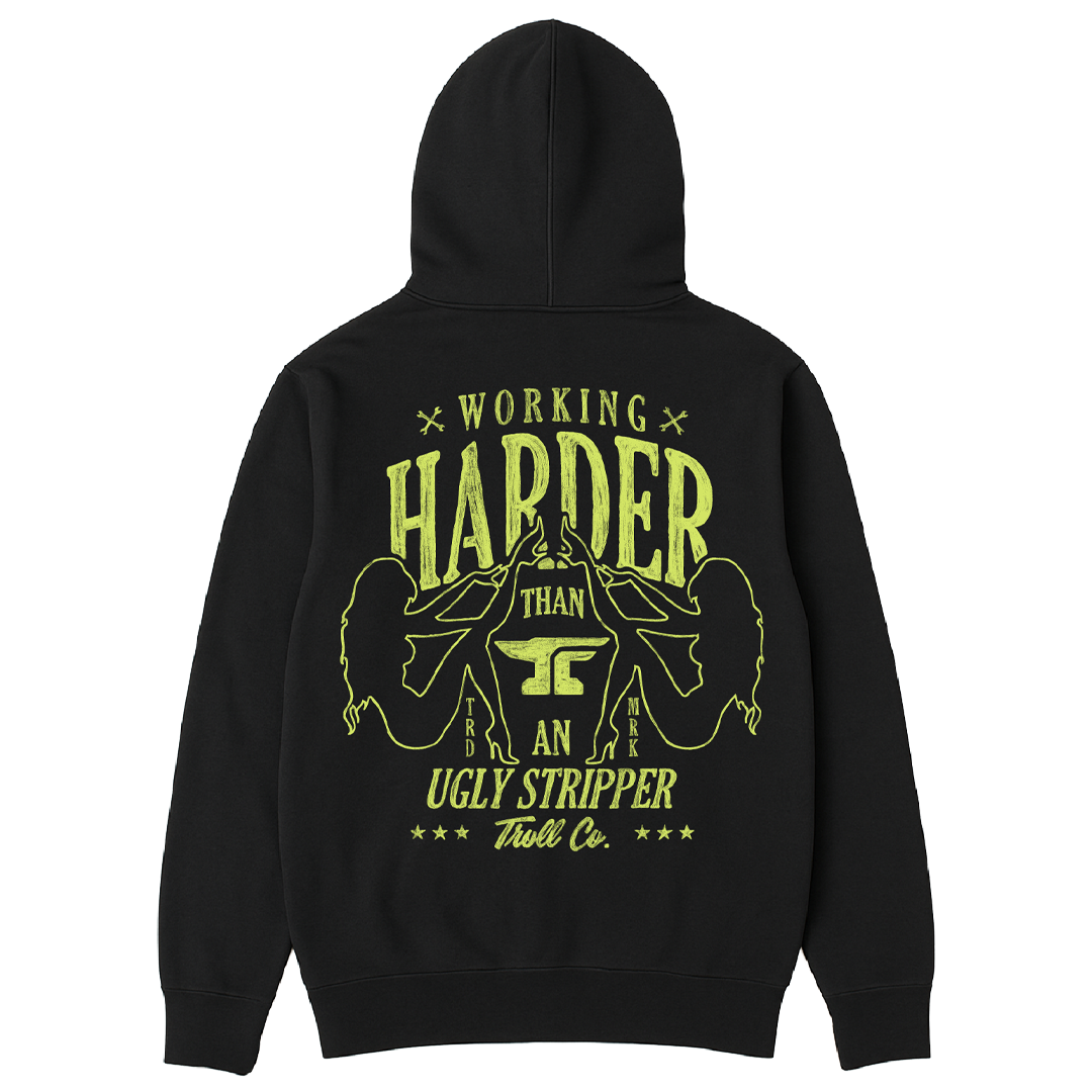Men's WHUS Glow Hoodie - Color: Black
