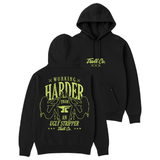 Men's WHUS Glow Hoodie - Color: Black