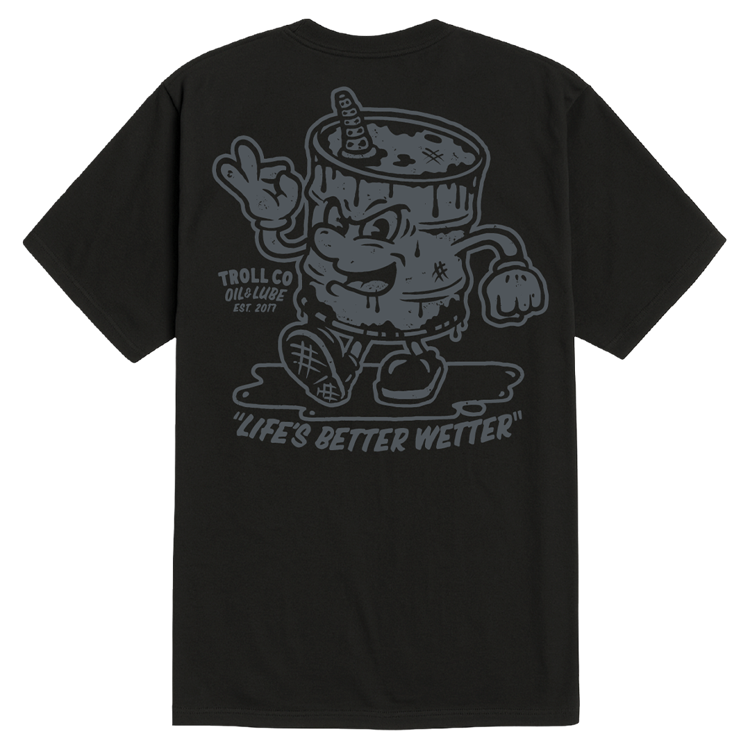 Men's Lube Dude T-Shirt - Color: Black