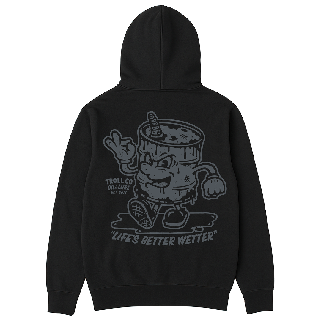 Men's Lube Dude Hoodie - Color: Black