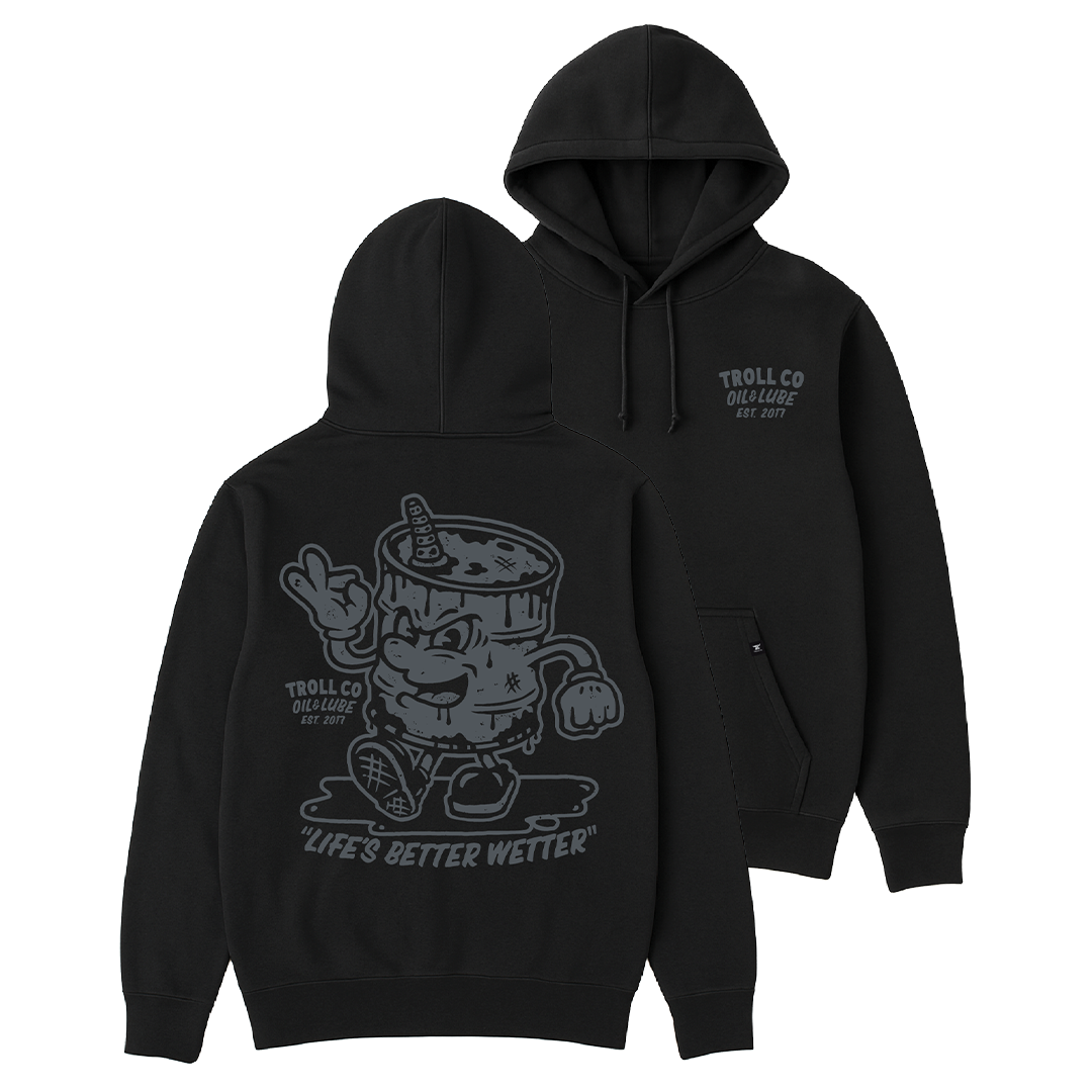 Men's Lube Dude Hoodie - Color: Black