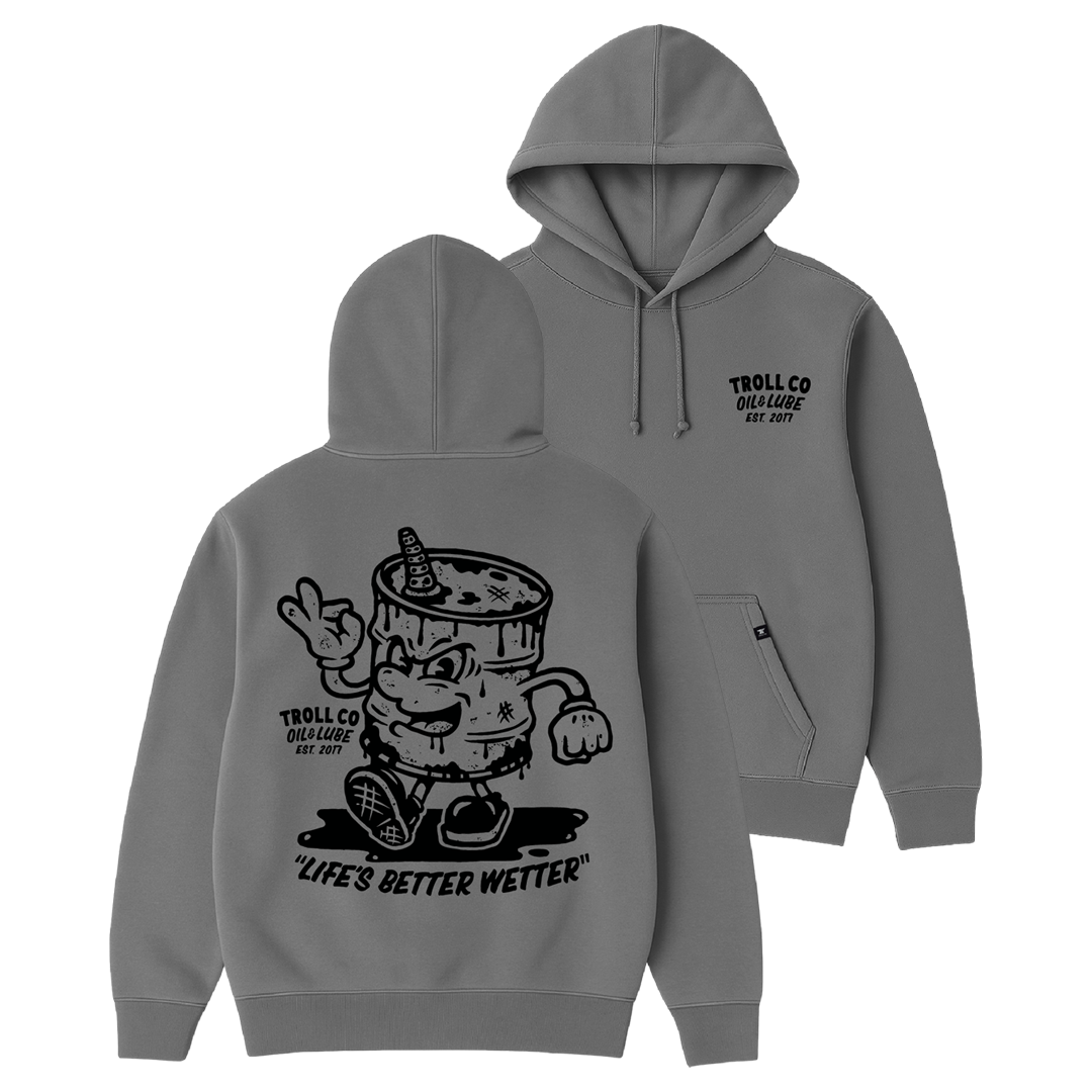 Men's Lube Dude Hoodie | Color: Storm