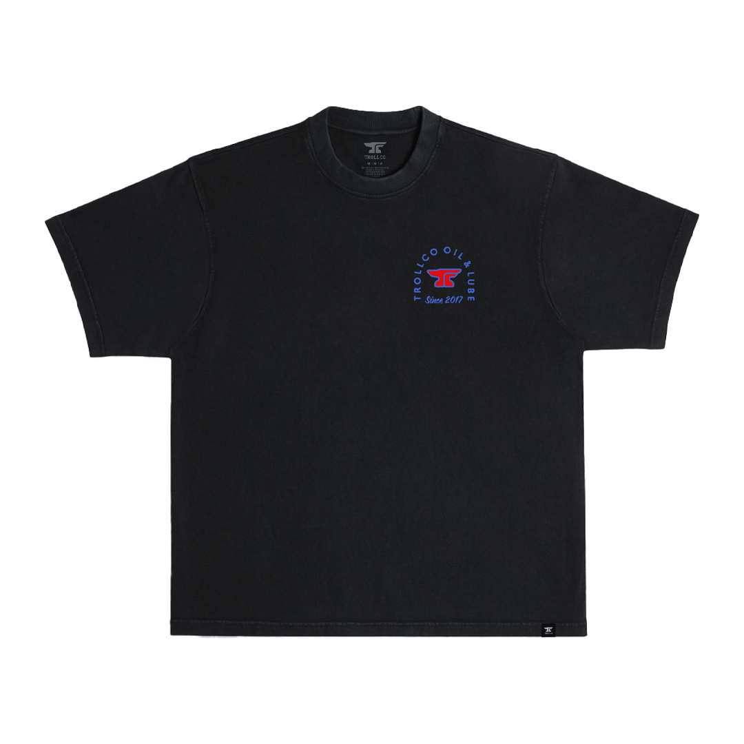 Men's Drummer Girl Heavyweight T-Shirt - Color: Black