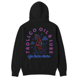 Men's Drummer Girl Hoodie - Color: Black