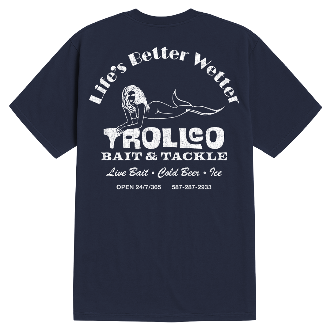 Men's Bait & Tackle T-Shirt | Color: Navy