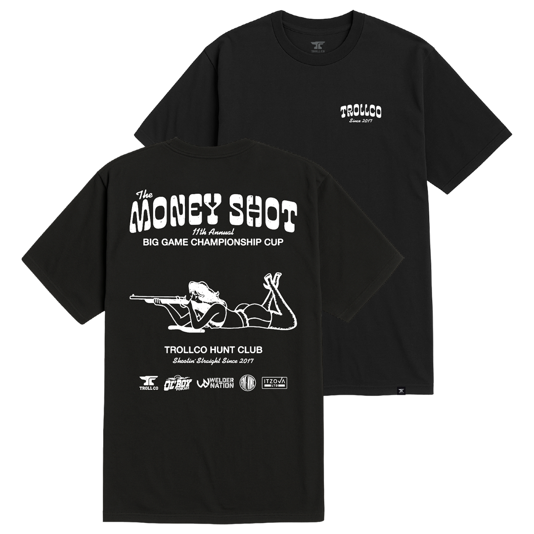 Men's Money Shot T-Shirt | Color: Black