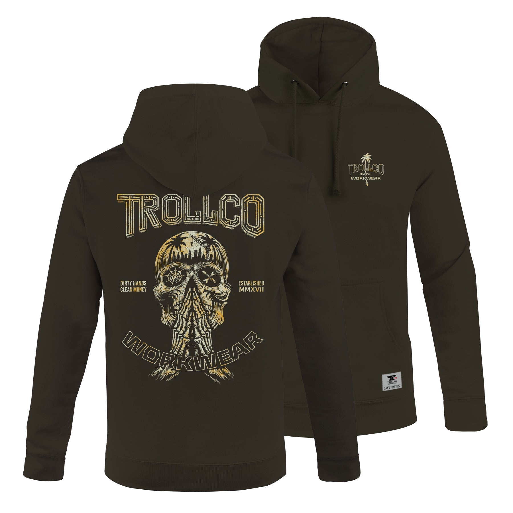 Men's Coastal Crew FR Hoodie - Color: Military Green