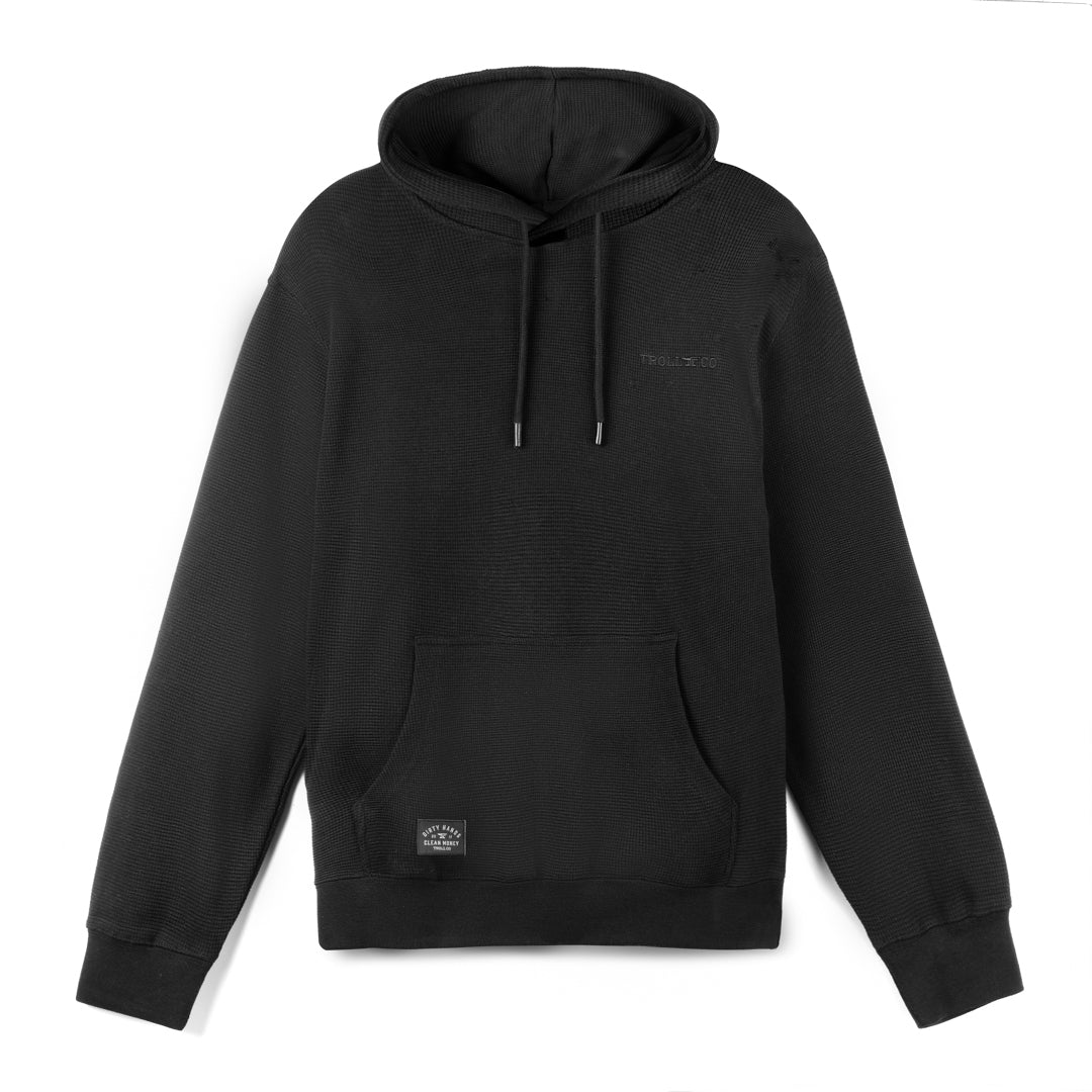 Men's DHCM Thermal Hoodie | Color: Black