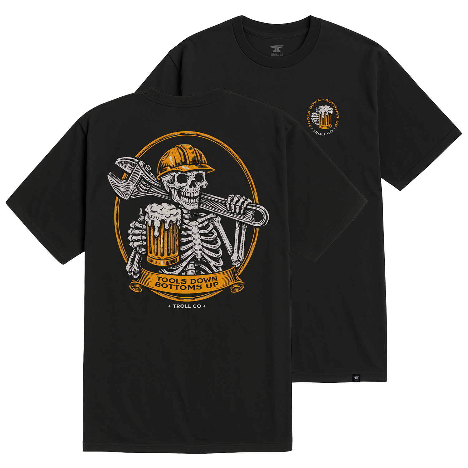 Men's Tools Down Cheers T-Shirt | Color: Black