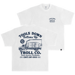 Men's Tools Down Delivery Heavyweight Pigment Dye T-Shirt | Color: White