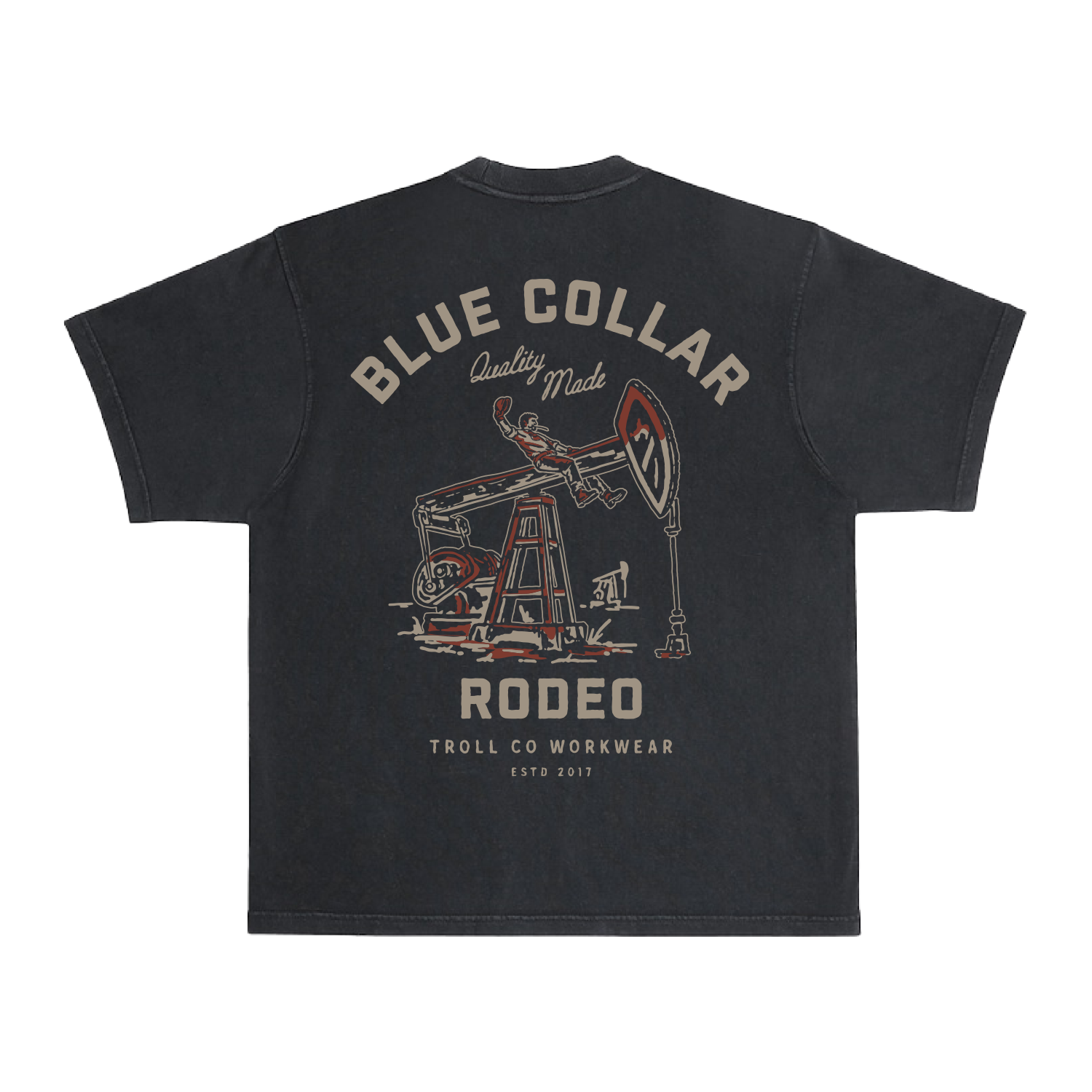 Men's BC Rodeo Heavyweight Pigment Dye T-Shirt | Color: Black