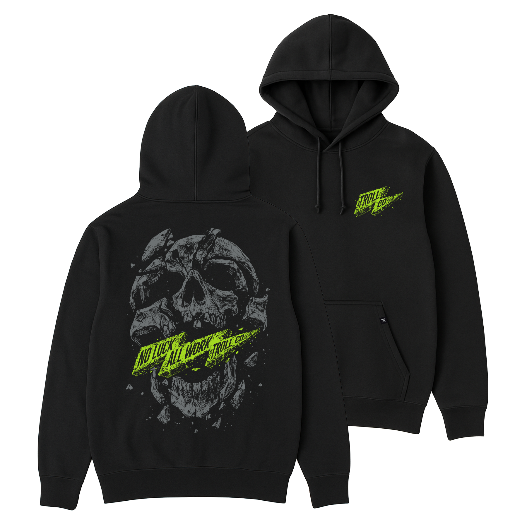 Men's NOLAW Shattered Hoodie | Color: Black