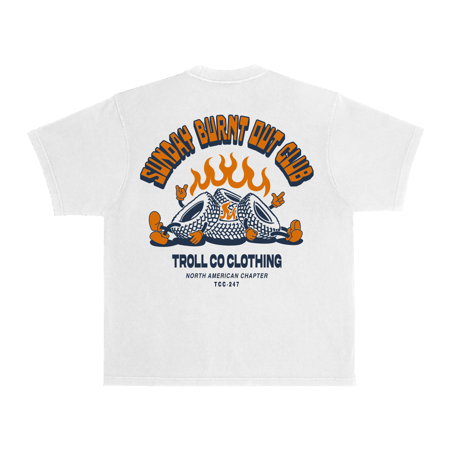 Men's Burnt Out Heavyweight Pigment Dye T-Shirt | Color: White