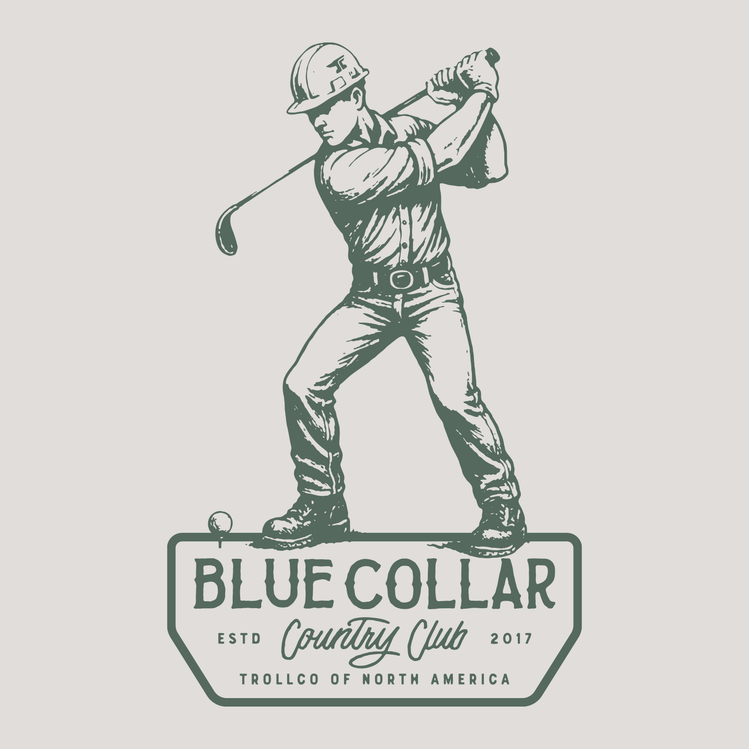 Men's BCCC Driver T-Shirt - Color: Bone