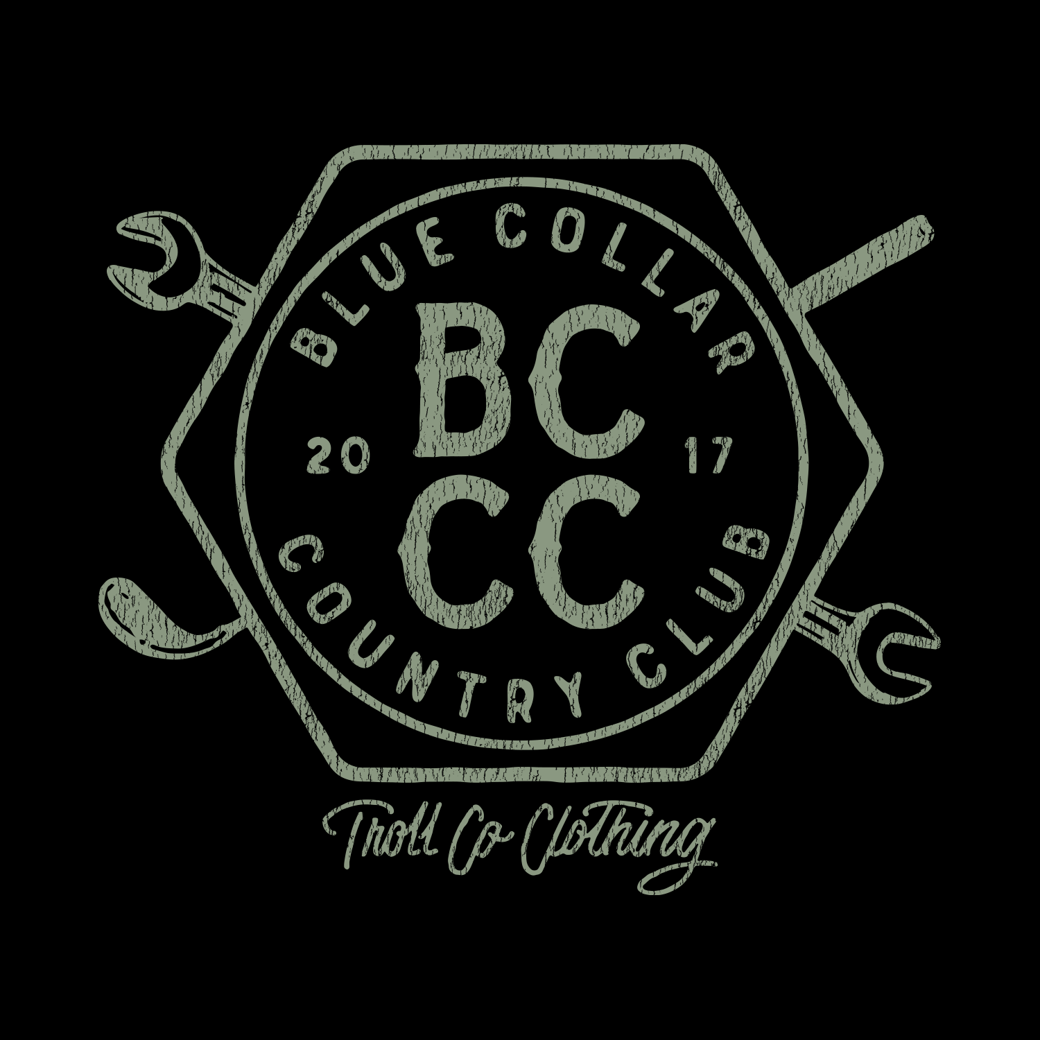 Men's BCCC Crest T-Shirt - Color: Black