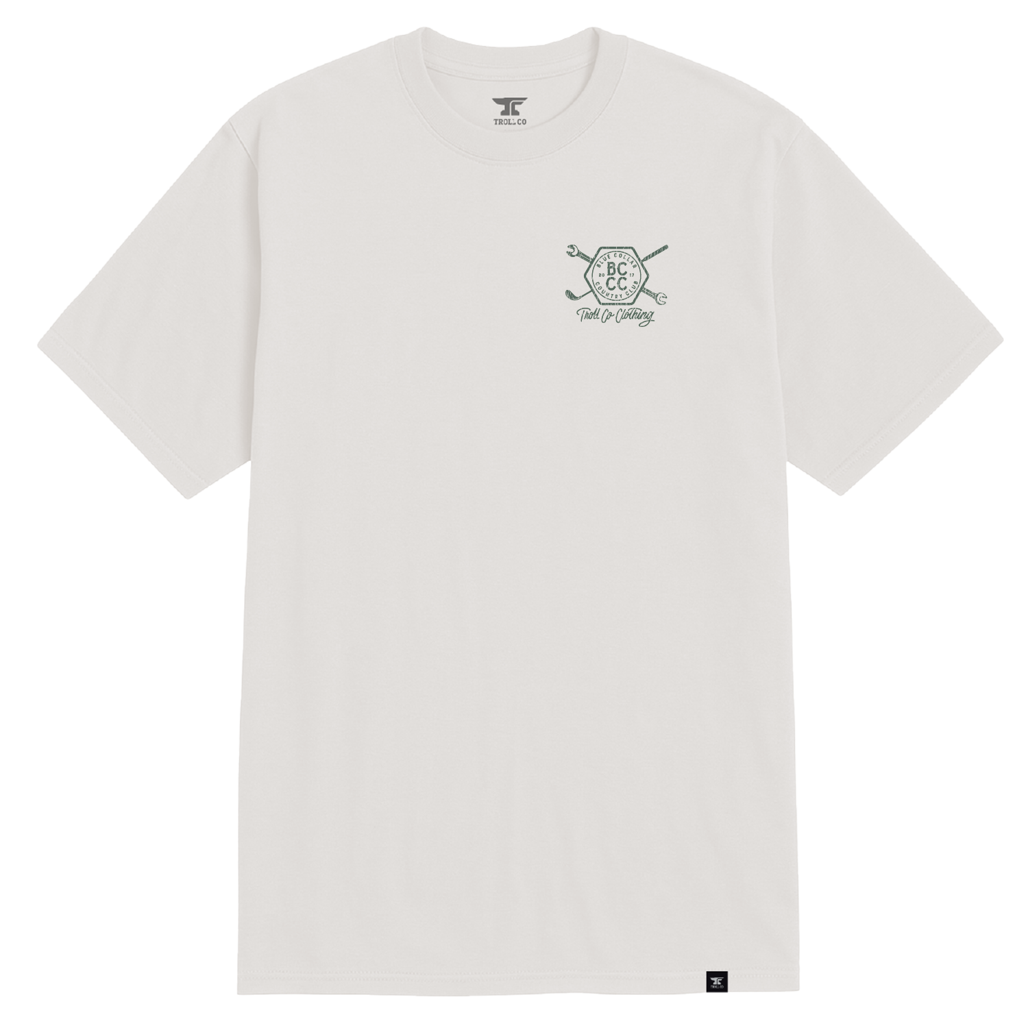 Men's BCCC Crest T-Shirt - Color: Bone