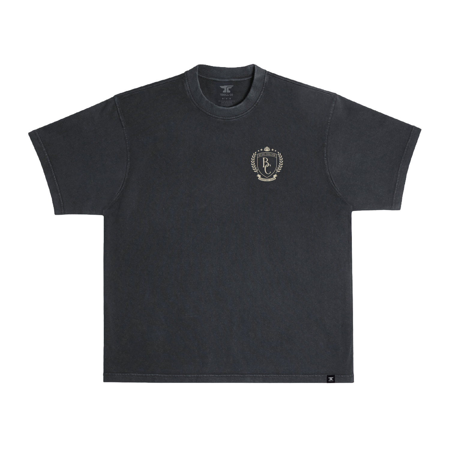 Men's BCCC Palms Heavyweight Pigment Dye T-Shirt - Color: Black