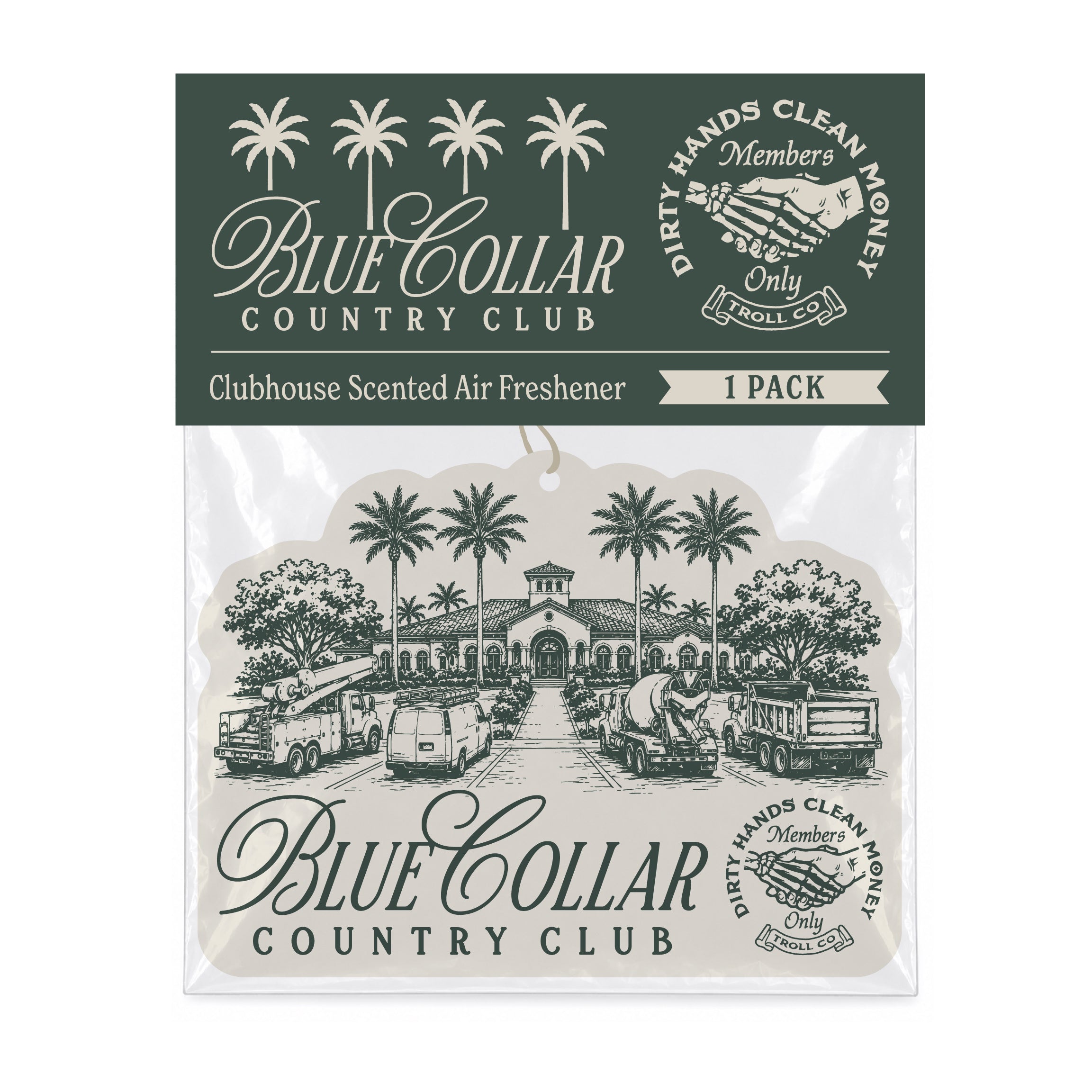 BCCC Air Freshener - Color: White Green