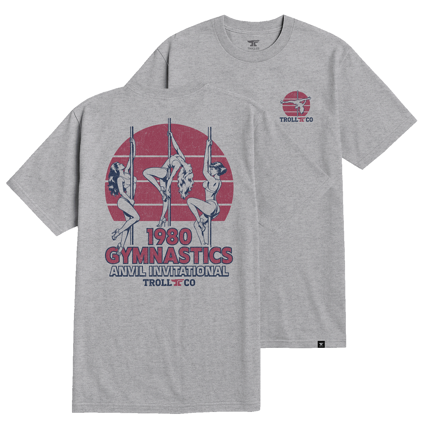 Men's Gymnastics T-Shirt | Color: Gray Heather