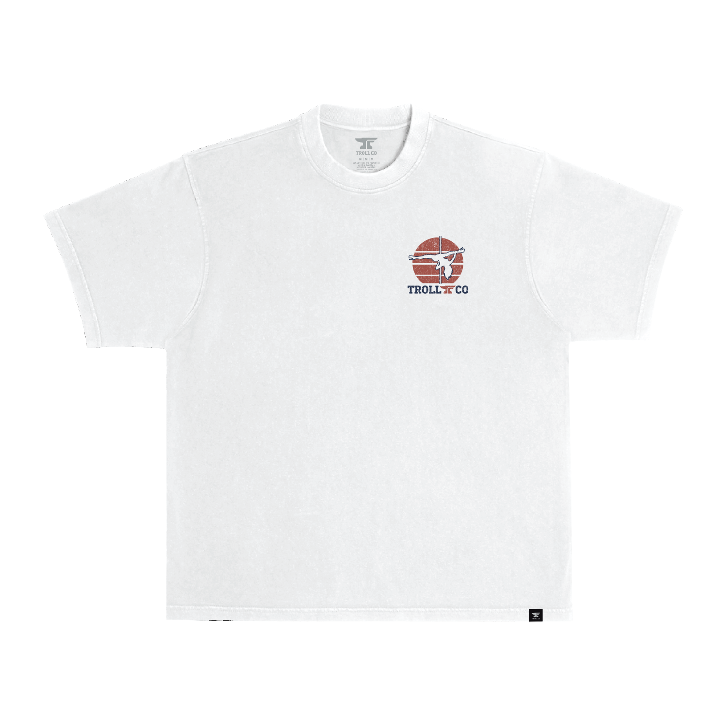 Men's Gymnastics Heavyweight Pigment Dye T-Shirt | Color: White