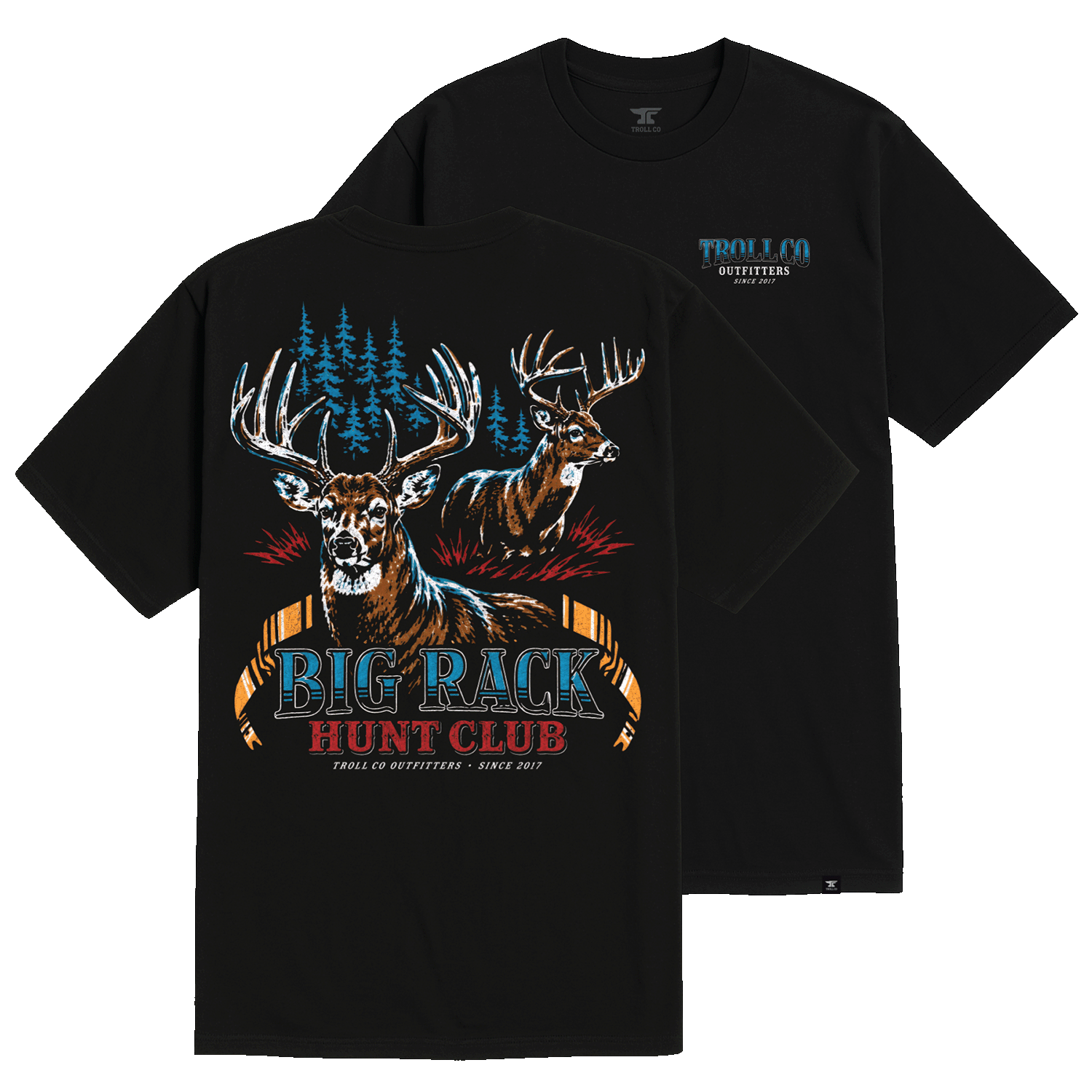 Men's Big Rack T-Shirt | Color: Black