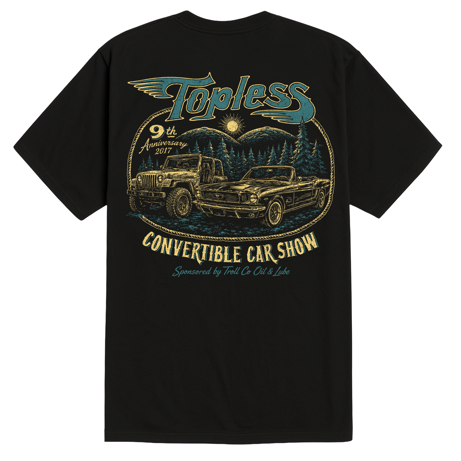 Men's Topless T-Shirt | Color: Black