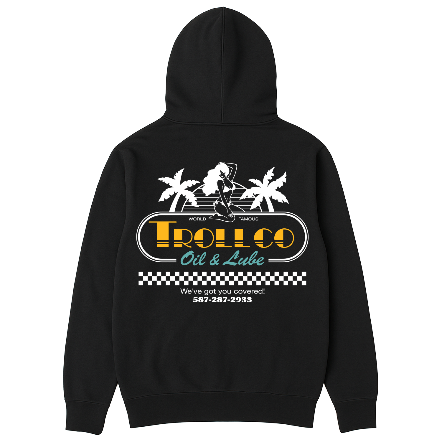 Men's Covered Hoodie | Color: Black