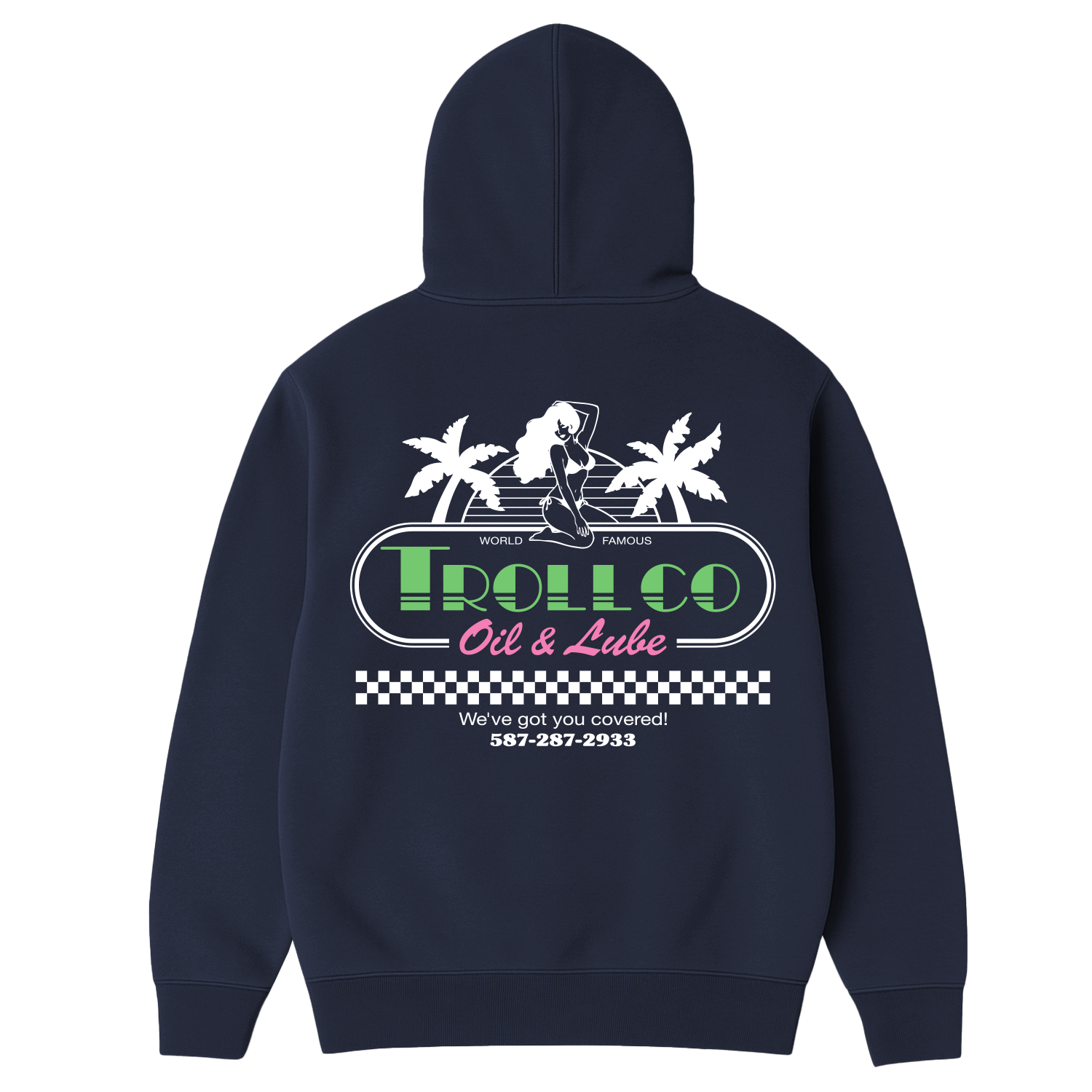 Men's Covered Hoodie | Color: Navy