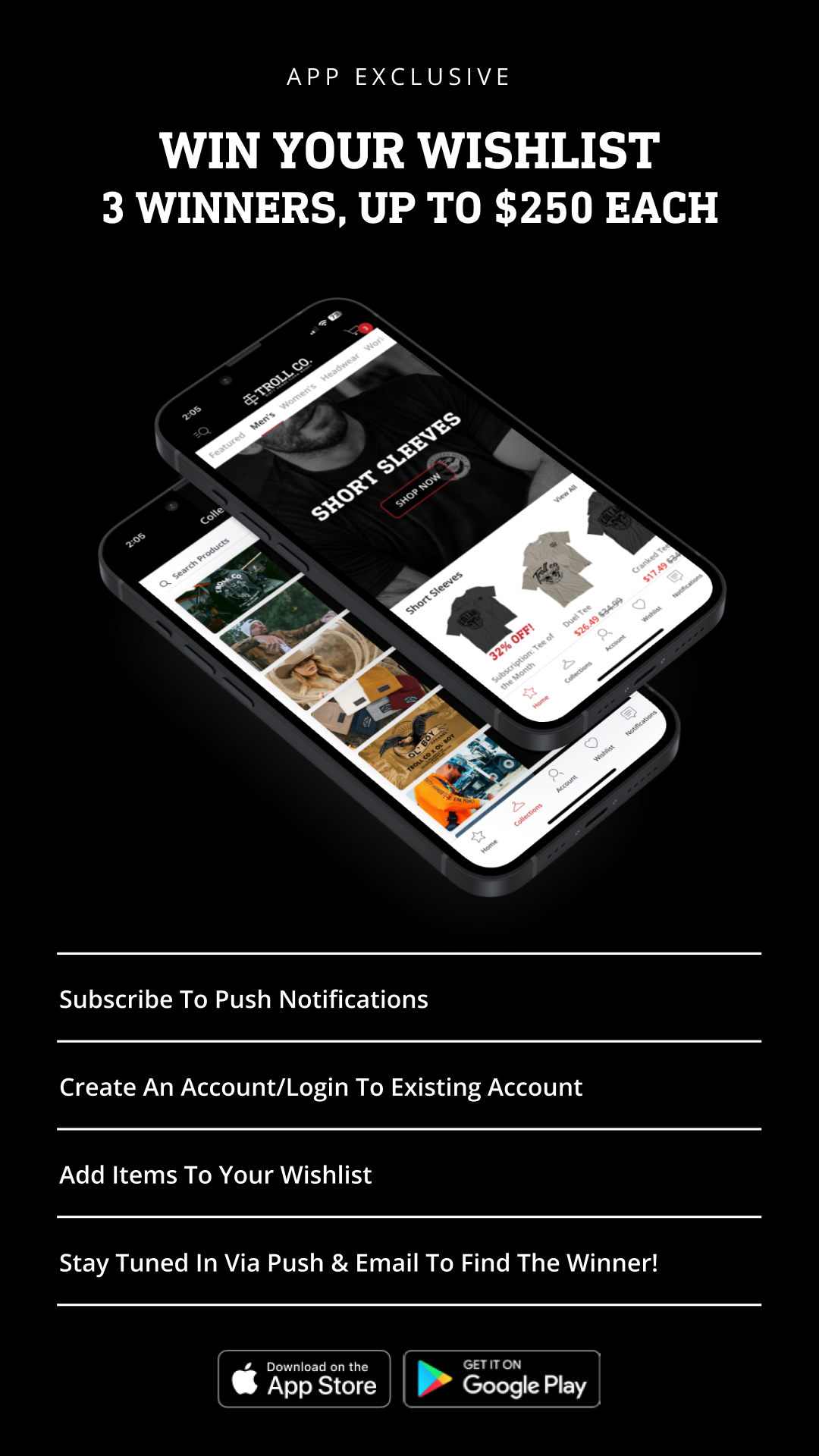 Win Your Wishlist | Troll Co.