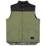 Redford Vest | Color: Black / Military Green
