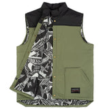 Redford Vest | Color: Black / Military Green