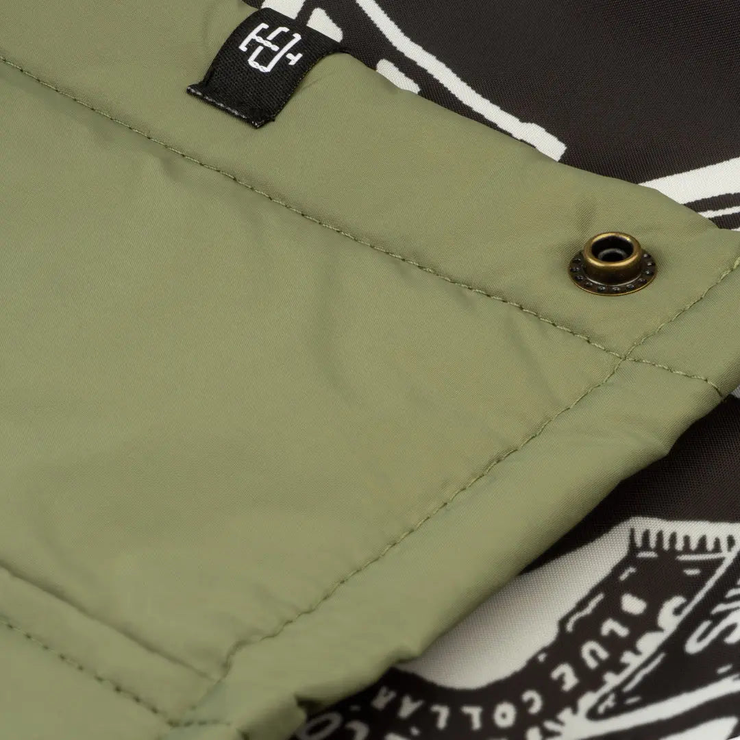 Redford Vest | Color: Black / Military Green