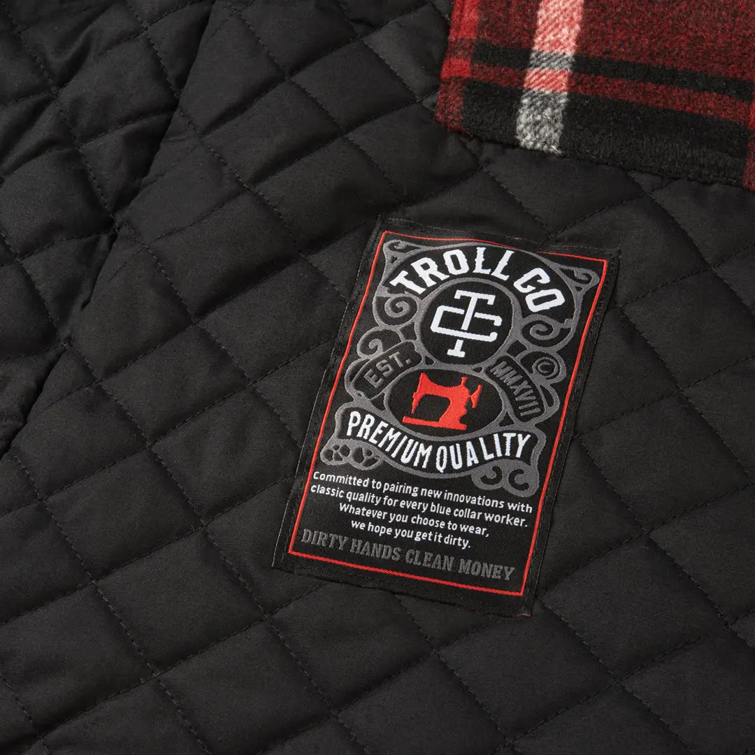 Men's Prescott Wooly Jacket | Color: Red Cream Black