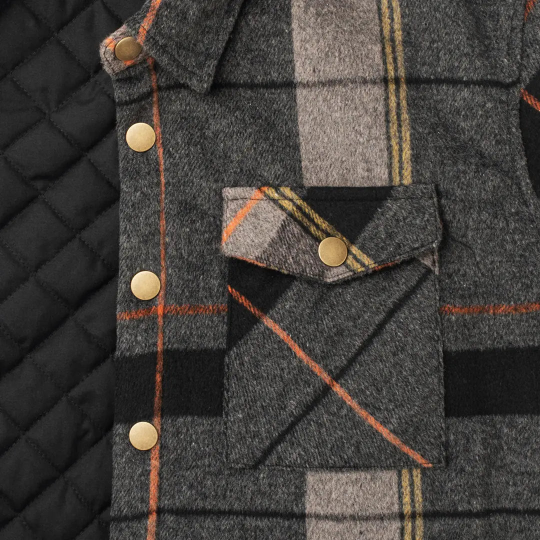 Men's Hadley Wooly Jacket | Color: Black Brown Nickel
