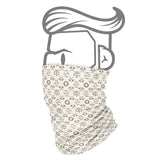Bluey Vuiton Neck Gaiter - White | Size: 20" long
