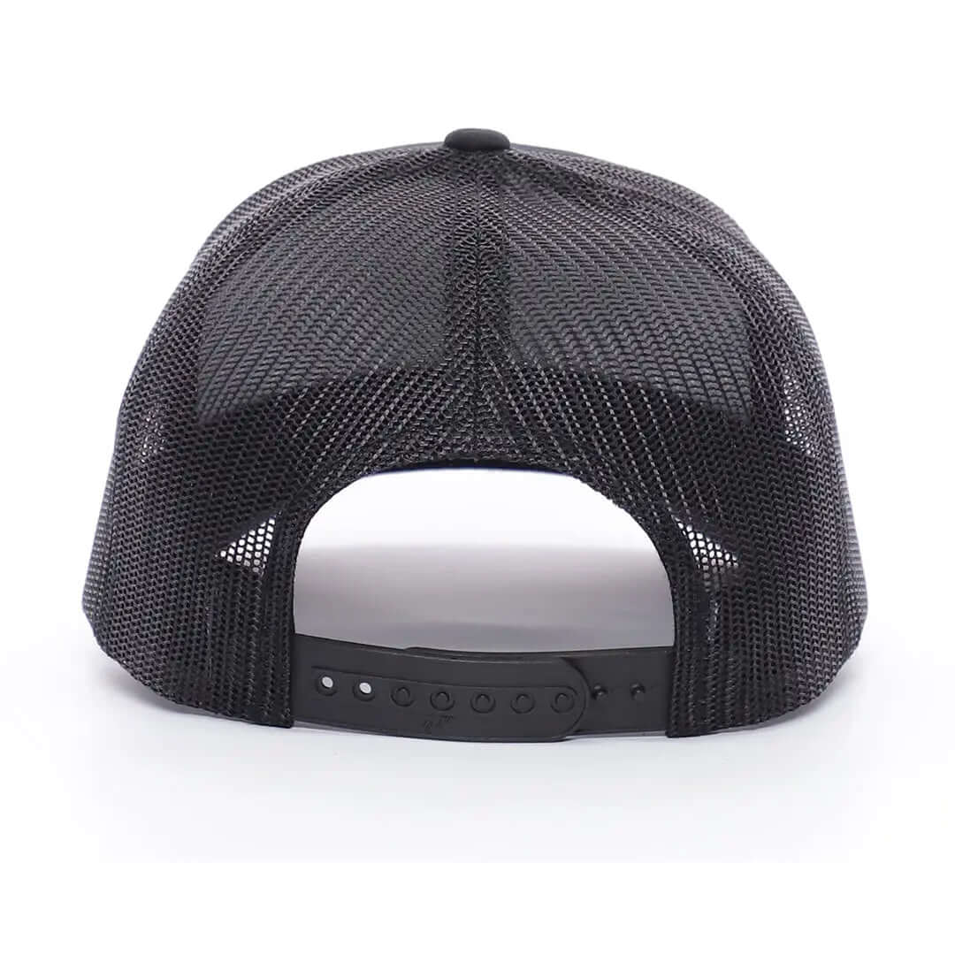 DHCM 360 Curved Brim Trucker Hat | Color: Black
