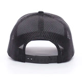 DHCM 360 Curved Brim Trucker Hat | Color: Black