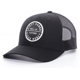 DHCM 360 Curved Brim Trucker Hat | Color: Black