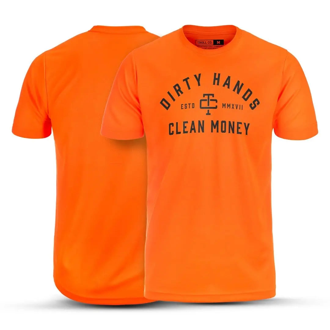 Men's DHCM Classic Hi-Vis T-Shirt | Color: Bright Orange
