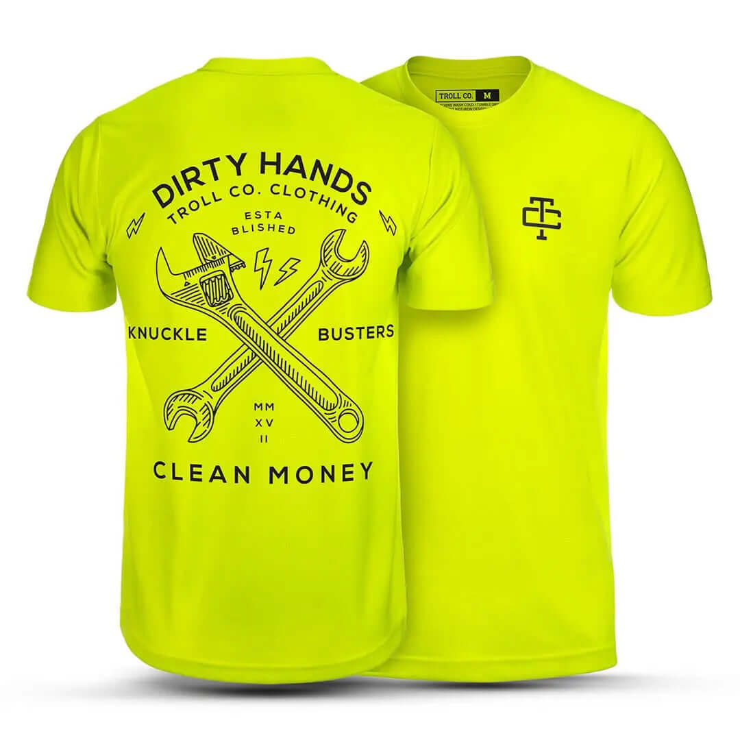 Men's DHCM Twisting Wrenches Hi-Vis T-Shirt | Size: S